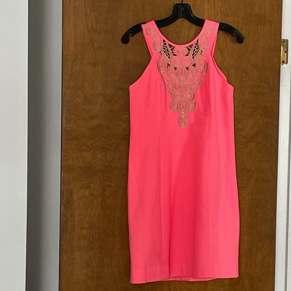 Lily Pulitzer-Pink Sun Ray Largo Dress Size 4